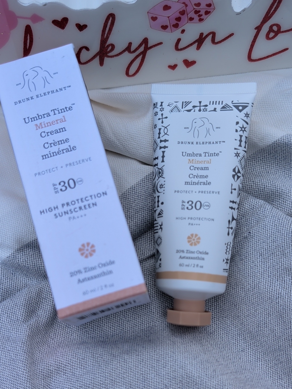 Drunk Elephant Umbra Tinte Mineral Cream SPF 30 sunscreen